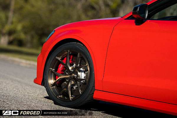 Фото дисков BC Forged RZ21 Глянцевая бронза на Audi A/S/RS 3 (8V)