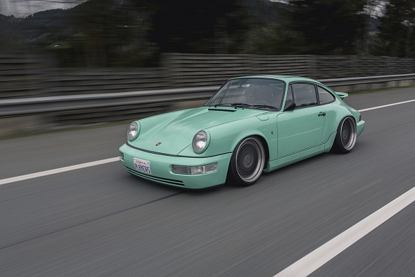 Фото дисков Rotiform LHR Матовый графит на Porsche 911 II