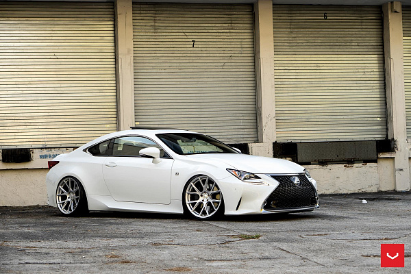 Фото дисков Vossen VFS-6 Серебро на Lexus RC