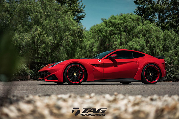 Фото дисков HRE S204H Черный сатин на Ferrari F12