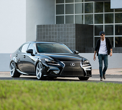 Фото дисков Vossen CV3 на Lexus IS II