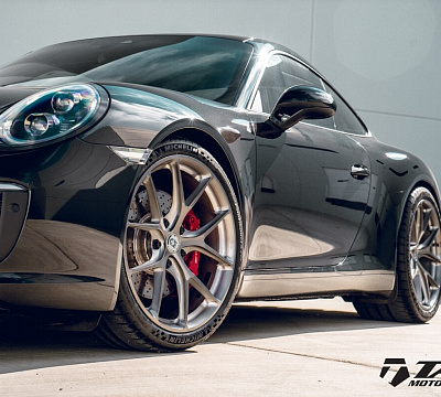 Фото дисков HRE P101 на Porsche 911 VII