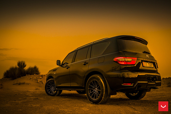 Фото дисков Vossen HF6-1 Глянцевый темный лак на Nissan Patrol VII
