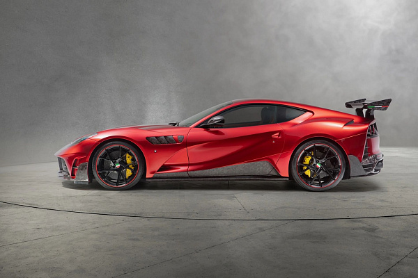 Фото дисков Mansory YN.5 Черный глянец на Ferrari 812