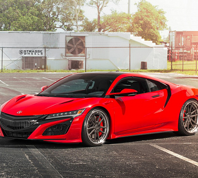 Фото дисков Strasse Wheels SV1 Deep Concave FS на Acura NSX II