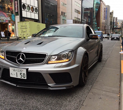 Фото дисков HRE P101 на Mercedes-Benz C-Class (W204)