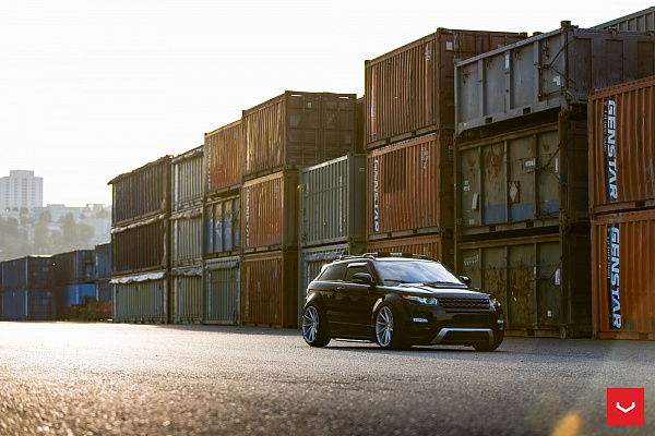Фото дисков Vossen CVT Серебро на Land Rover Range Rover Evoque I