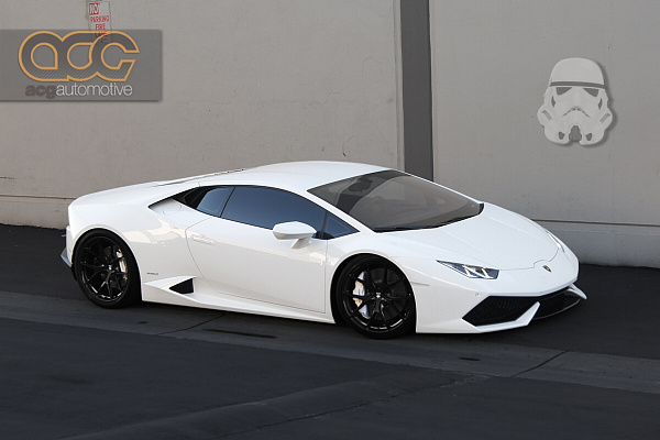 Фото дисков HRE P101 Черный глянец на Lamborghini Huracan