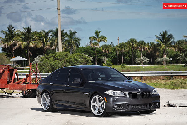 Фото дисков Vossen CV3 Серебро на BMW 5/M5 (F10)