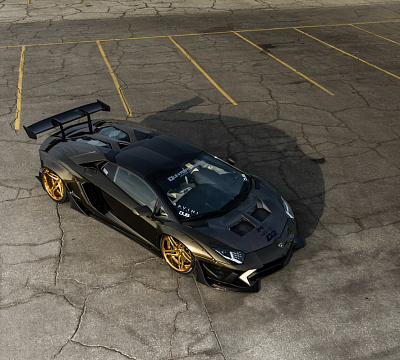 Фото дисков Savini SV71 на Lamborghini Aventador