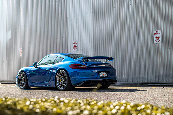 Фото дисков HRE R101 Lightweight Глянцевый тонированный лак на Porsche Cayman II