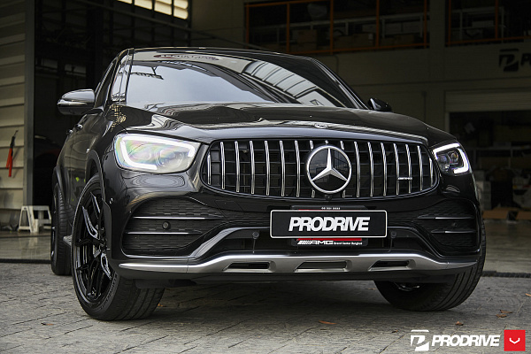 Фото дисков Vossen HF-5 Черный глянец на Mercedes-Benz GLC (X253, C253)