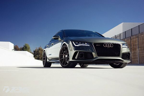 Фото дисков HRE P101 Сатиновая бронза на Audi A/RS 7 (4G)