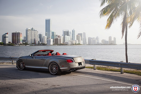 Фото дисков HRE P103 Глянцевый темный лак на Bentley Continental GT II