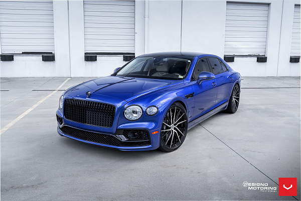 Фото дисков Vossen HF-4T Алмазная проточка на Bentley Flying Spur III