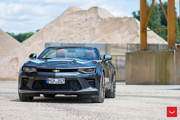 Фото дисков Vossen VFS-2 Сатиновая бронза на Chevrolet Camaro V