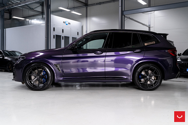 Фото дисков Vossen HF-5 Черный сатин на BMW X3/X3 M (G01/F97)