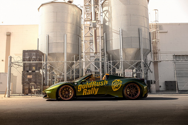Фото дисков Brixton Forged R11-RS Глянцевая бронза на Ferrari 458