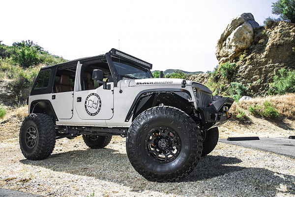 Фото дисков Black Rhino OVERLAND Черный сатин на Jeep Wrangler III (JK)