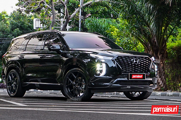 Фото дисков Vossen HF-5 Черный глянец на Hyundai Palisade I