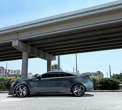 Фото дисков Vossen CV3 на Cadillac CTS II