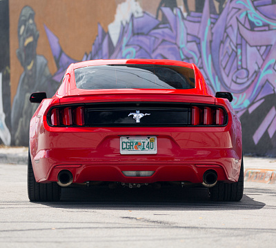 Фото дисков Vossen VFS-5 на Ford Mustang VI