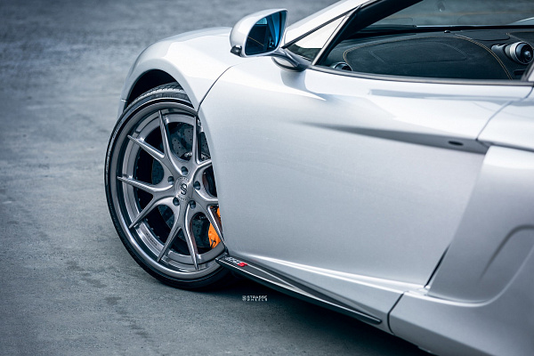 Фото дисков Strasse Wheels SM5R Deep Concave FS Сатиновый тонированный лак на McLaren 650S
