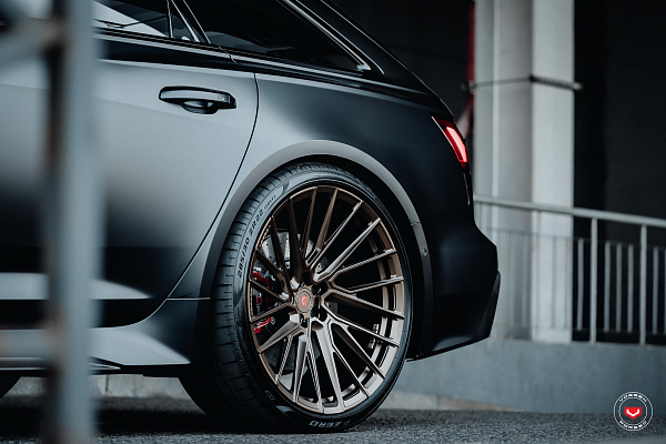 Фото дисков Vossen EVO-6T Сатиновая бронза на Audi A/RS 6 (C8)