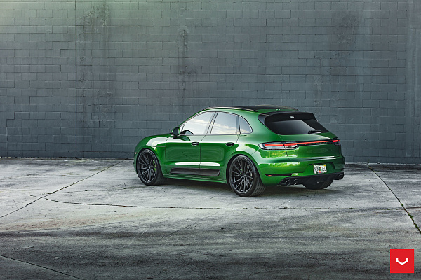 Фото дисков Vossen HF-4T Черный сатин на Porsche Macan I