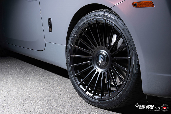 Фото дисков Vossen S17-13 Черный сатин на Rolls-Royce Wraith
