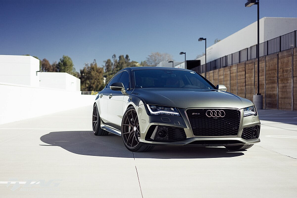 Фото дисков HRE P101 Сатиновая бронза на Audi A/RS 7 (4G)