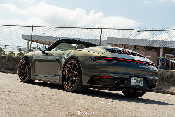 Фото дисков Anrky S3-X0 Сатиновая бронза на Porsche 911 VIII