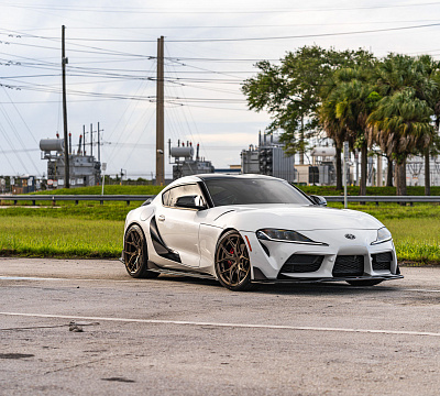 Фото дисков Vossen HF-5 на Toyota Supra A90