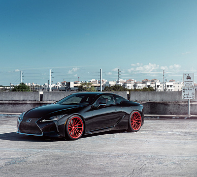 Фото дисков Vossen M-X4T на Lexus LC 500