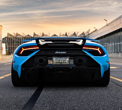Фото дисков Brixton Forged PF7 на Lamborghini Huracan