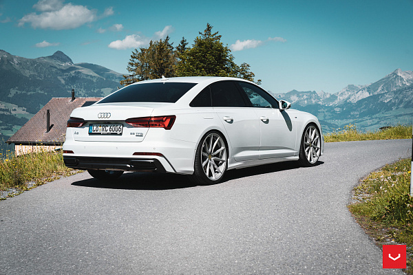 Фото дисков Vossen HF-3 Серебро на Audi A/RS 6 (C8)