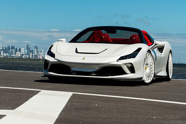 Фото дисков Anrky RS7.3 Белый сатин на Ferrari F8