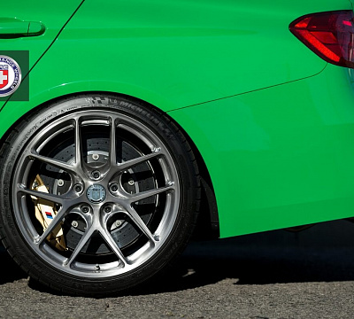 Фото дисков HRE R101 на BMW 3/M3 (F3x/F80)