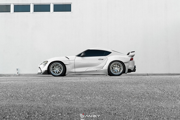 Фото дисков Anrky S3-X3 Полированный лак на Toyota Supra A90