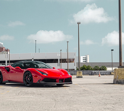 Фото дисков Anrky S3-X3 на Ferrari 488