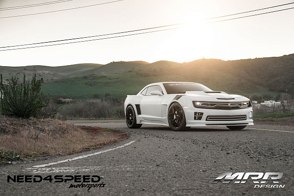 Фото дисков MRR M228 Черный глянец на Chevrolet Camaro V