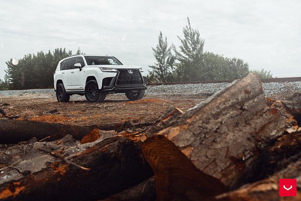 Фото дисков Vossen HFX-1 (6-Lug) Черный глянец на Lexus LX IV