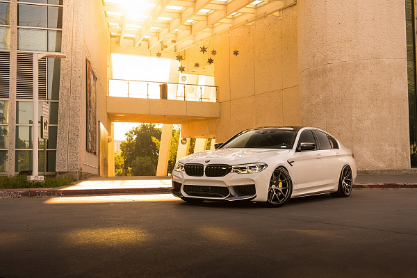 Фото дисков HRE P101 Сатиновый графит на BMW 5/M5 (G30/F90)