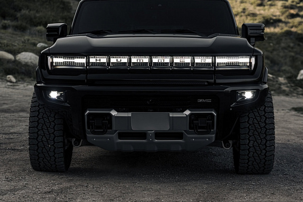 Фото дисков Brixton Forged BX01-M Черный матовый на GMC Hummer EV