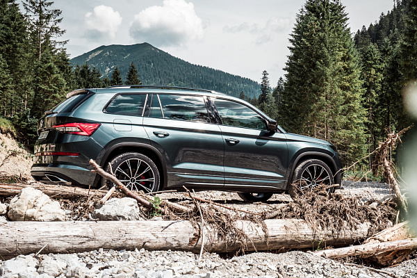 Фото дисков ABT Sport GR Алмазная проточка на Skoda Kodiaq I