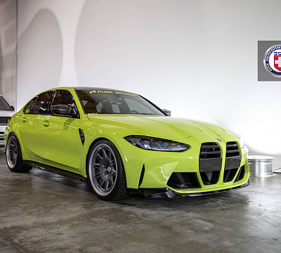 Фото дисков HRE 528 на BMW 3/M3 (G2x/G80)