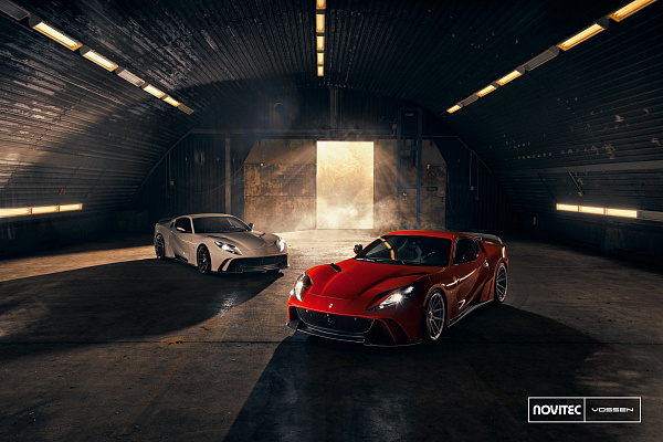 Фото дисков NOVITEC NF10 Глянцевый лак на Ferrari 812