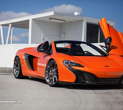 Фото дисков HRE P101 на McLaren 650S
