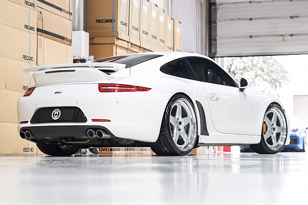 Фото дисков HRE 527 Глянцевый лак на Porsche 911 VII