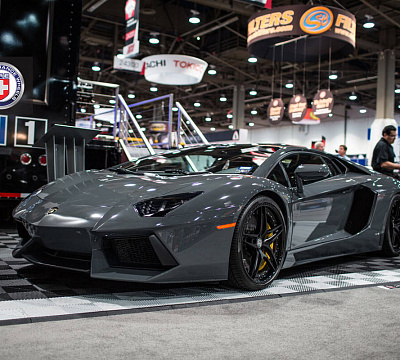 Фото дисков HRE S107 на Lamborghini Aventador